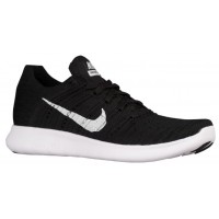 Nike Free RN Flyknit Femmes baskets noir/blanc NSP475