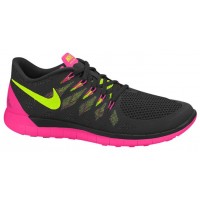 Nike Free 5.0 2014 Femmes sneakers noir/rose MLN728