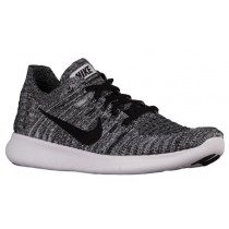 Nike Free RN Flyknit Hommes chaussures de course blanc/noir TDV258