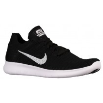 Nike Free RN Flyknit Hommes baskets noir/blanc QBO994