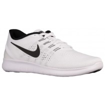 Nike Free RN Hommes chaussures blanc/noir JVQ349