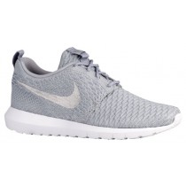 Nike Roshe One Flyknit NM Hommes chaussures de sport gris/blanc UGU284