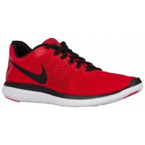 Nike Flex RN 2016 Hommes chaussures de course rouge/blanc PZY195