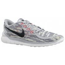 Nike Free 5.0 2015 Print Hommes baskets gris/rouge CTE630