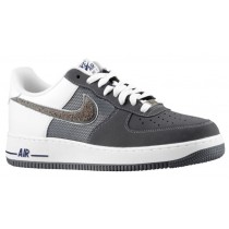 Nike Air Force 1 Low Nubuck Hommes baskets gris/blanc CUU791