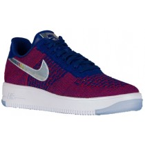 Nike Air Force 1 Ultra Flyknit Low PremiumHommes chaussures de sport rouge/bleu NTY704