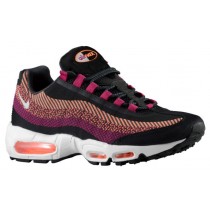 Nike Air Max 95 Jacquard Hommes chaussures de course noir/violet KQS753