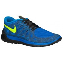 Nike Free 5.0 Hommes chaussures de course bleu/vert clair XMM038