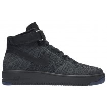 Nike Air Force 1 Ultra Flyknit Mid Hommes sneakers gris/noir GIR976