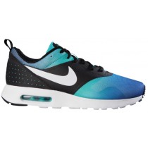 Nike Air Max Tavas Hommes chaussures de course noir/bleu clair CSV894