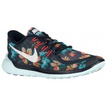 Nike Free 5.0 2015 Hommes chaussures bleu marin/blanc AGI118