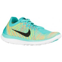 Nike Free 4.0 Flyknit 2015 Hommes baskets vert clair/noir OFL672