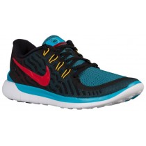Nike Free 5.0 2015 N7 Hommes chaussures de course noir/rouge CTK816