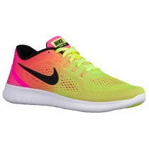 Nike Free RN Hommes sneakers vert clair/rose ZFM907
