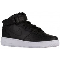 Nike Air Force 1 Mid Hommes chaussures noir/blanc PYR653