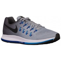 Nike Air Zoom Pegasus 33 Hommes chaussures de course gris/bleu clair JIU706