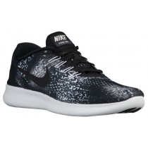 Nike Free RN Print Hommes chaussures de course noir/blanc NRV393