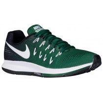 Nike Air Zoom Pegasus 33 Hommes chaussures de course vert foncé/blanc VSB536