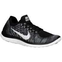 Nike Free 4.0 Flyknit 2015 Hommes chaussures de course noir/gris YEF364