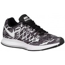 Nike Air Zoom Pegasus 32 Print Hommes chaussures de sport noir/blanc YWL854