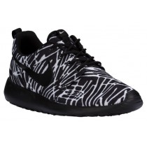 Nike Roshe One Print Femmes chaussures de course noir/blanc EED323