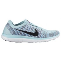 Nike Free 4.0 Flyknit Femmes chaussures bleu clair/violet MYQ853