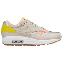 Nike Air Max 1 Premium Femmes sneakers argenté/bronzage RUL024