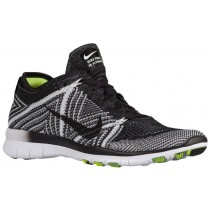 Nike Free TR 5 Flyknit Femmes chaussures de sport noir/blanc KGA473
