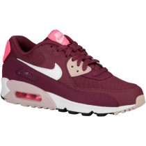 Nike Air Max 90 Femmes chaussures de course bordeaux/bronzage CSK456