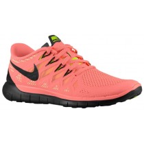 Nike Free 5.0 2014 Femmes chaussures de course rose/noir FVS926