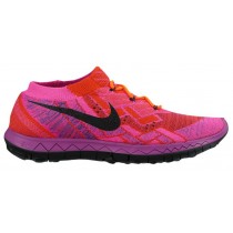 Nike Free 3.0 Flyknit Femmes chaussures rose/Orange EQR670