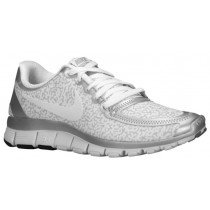 Nike Free 5.0 V4 Femmes baskets blanc/argenté MPW158