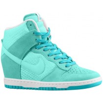 Nike Dunk Sky Hi Femmes sneakers vert clair/blanc UMB644