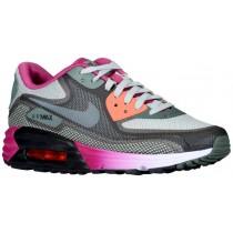 Nike Air Max 90 Femmes chaussures de course gris/olive verte DUN970