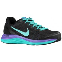 Nike Dual Fusion Run 3 Femmes baskets noir/vert clair BGA346