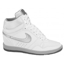Nike Force Sky High Femmes baskets blanc/argenté YNT738