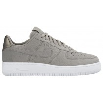 Nike Air Force 1 '07 Low Premium Suede Femmes chaussures de sport gris/blanc VBR050