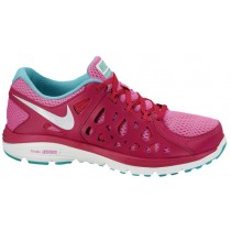 Nike Dual Fusion Run 2 Femmes chaussures rouge/rose PRV895