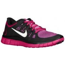 Nike Free 5.0+ Femmes chaussures de sport noir/rose DRS769