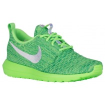 Nike Roshe One NM Flyknit Femmes baskets vert clair/blanc RXL841