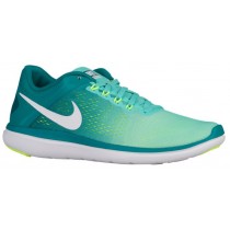 Nike Flex 2016 RN Femmes chaussures de course vert clair/vert clair VJN529