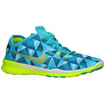 Nike Free 5.0 TR Fit 5 Femmes baskets bleu clair/vert clair WMN806