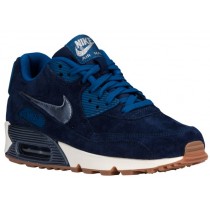 Nike Air Max 90 Femmes chaussures de course bleu marin/bleu ZMF257