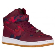 Nike Air Force 1 Ultra Force Mid PRT Camo Print Femmes sneakers bordeaux/rouge TVM962