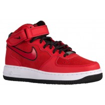 Nike Air Force 1 '07 Mid Suede Femmes chaussures de sport rouge/noir EWR449
