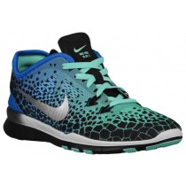 Nike Free 5.0 TR Fit 5 Femmes chaussures noir/vert clair POS706