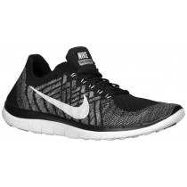 Nike Free 4.0 Flyknit Femmes baskets noir/gris TJQ484