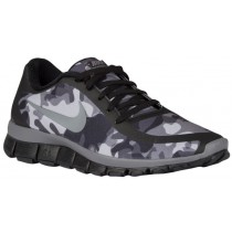 Nike Free 5.0 V4 Femmes chaussures de course noir/gris DEC326
