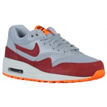 Nike Air Max 1 Ultra Essentials Femmes chaussures de sport gris/rouge SRY502