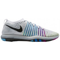 Nike Free Transform Flyknit Femmes chaussures de sport gris/noir BCR709